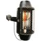 Mid-Century Industrial Black Metal Theater Sconce, Image 2