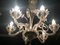 Venetian Murano Glass Chandelier, 1950s 10