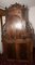 Antike italienische Kommode aus Nussholz mit Spiegel 13