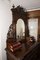 Antique Italian Walnut Dresser with Mirror, Image 11
