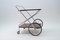 Chariot de Service Pliant Vintage en Chrome, 1960s 1