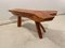 Vintage Split Wood Coffee Table 1