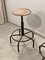 Dutch Industrial Factory Stools, 1950s, Set of 2 1