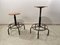 Dutch Industrial Factory Stools, 1950s, Set of 2 5