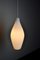 Mid-Century Dutch Opaline Glass Pendant Lamp 1