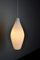 Mid-Century Dutch Opaline Glass Pendant Lamp, Image 1
