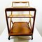 Wooden Tea Trolley by Cesare Lacca for Cassina, 1950s 5