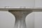 Mesa de comedor vintage de mármol de Carrara de Angelo Mangiarotti, Imagen 7
