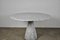 Mesa de comedor vintage de mármol de Carrara de Angelo Mangiarotti, Imagen 4