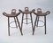 Spanische Mid-Century Marbella Barhocker, 3er Set 3