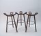 Tabourets de Bar Marbella Mid-Century, Espagne, Set de 3 2