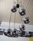 German Cascading Chrome Ceiling Lamp from Kaiser Idell / Kaiser Leuchten, 1970s, Image 1