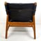 Fauteuil Club en Bois et Cuir, 1960s 8