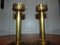 Art Deco Brass Candleholders, 1950s, Set of 2 2