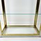 Hollywood Regency Brass and Smoked Glass Shelves by Renato Zevi, 1970s, Set of 2 9