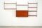Teak String Wall Unit by Kajsa & Nisse Strinning for String, 1960s 3