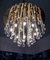 German Crystal and Brass Ceiling Lamps from Faustig, 1980s, Set of 2, Image 6