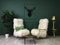 Mid-Century White Sheepskin Armchair, Image 2