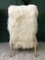 Mid-Century White Sheepskin Armchair, Image 7