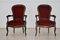 Antique Louis Philippe Style Italian Lounge Chairs, Set of 2, Image 3