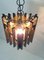 Italienische Mid-Century Deckenlampe von Longobard 3