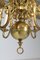 Antique Baroque Style Dutch Brass Chandelier, 1880s 10