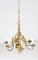 Antique Baroque Style Dutch Brass Chandelier, 1880s 1