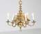 Antique Baroque Style Dutch Brass Chandelier, 1880s 7