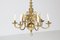 Antique Baroque Style Dutch Brass Chandelier, 1880s, Image 9