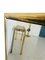 Juego de espejo, mesa consola y perchero vintage de latón, años 70, Imagen 8