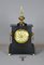 French Antique Slate & Marble Mantel Clock 6