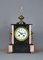 French Antique Slate & Marble Mantel Clock 11