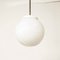 White Opaline Glass Ceiling Lamp, 1930s 4