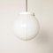 White Opaline Glass Ceiling Lamp, 1930s 3