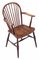 19th Century Victorian Ash, Elm, and Yew Windsor Armchair, Image 5