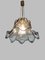 Italienische Deckenlampe aus Muranoglas & Messing von Mazzega, 1960er 7