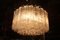 Deckenlampen aus Eisglas von Venini, 1960er, 2er Set 2