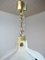 German Frosted Murano Glass Petals & Brass Pendant Lamp from Kaiser Idell / Kaiser Leuchten, 1960s 5