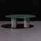 Tavolo da pranzo Doris in alluminio pressofuso e marmo Serpentino verde di Fred & Juul, Immagine 3