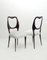 Mid-Century Italian Mahogany Dining Chairs by Vittorio Dassi, 1950s, Set of 8 7