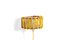 Große gelbe Macaron Wandlampe von Silvia Ceñal für Emko 1