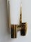 Large Italian Glass and Brass Sconce from Stilnovo, 1950s 5