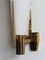 Large Italian Glass and Brass Sconce from Stilnovo, 1950s, Image 5