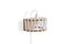 Große weiße Macaron Wandlampe von Silvia Ceñal für Emko 2