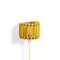 Kleine gelbe Macaron Wandlampe von Silvia Ceñal für Emko 1
