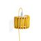 Kleine gelbe Macaron Wandlampe von Silvia Ceñal für Emko 2