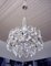 Austrian Crystal and Silver-Plated Nickel Chandelier from Bakalowits & Söhne, 1950s, Image 1