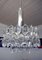 Austrian Crystal and Silver-Plated Nickel Chandelier from Bakalowits & Söhne, 1950s 3