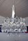 Austrian Crystal and Silver-Plated Nickel Chandelier from Bakalowits & Söhne, 1950s, Image 3