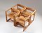 Sillas de comedor modelo Trybo Mid-Century de madera de pino escandinava de Edvin Helseth, años 60. Juego de 4, Imagen 11